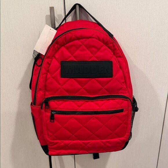 Steve Madden Bold Red Quilted Backpack?Last deal ? main image 15
